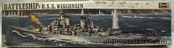 Revell 1/535 BB-65 USS Wisconsin - Iowa Class Battleship, H352-200 plastic model kit